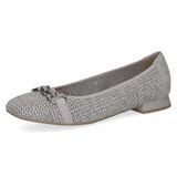 CAPRICE 9-22503-42 Ballerina's voor dames LT.Grey Comb, 36 EU