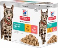 Hill's Hill's Feline Pouch Adult Perfect Weight Multipack 12x85 g