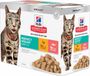 Hill's Hill's Feline Pouch Adult Perfect Weight Multipack 12x85 g