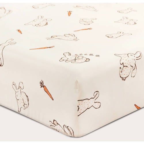NOUS Kids katoenen hoeslaken ledikant (120x60 cm)