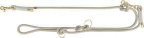 Trixie Soft Rope Hondenriem Verstelbaar Grijs/Lichtgrijs 200x1 cm