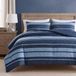 Nautica Longpoint Comforter Set, Full/Queen, blauw