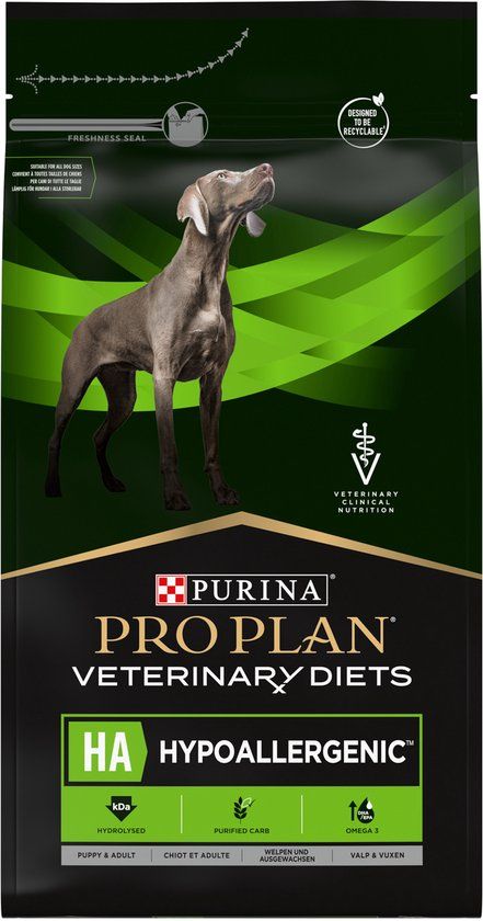 Purina Pro Plan Veterinary Diets Canine HA Hypoallergenic - Hondenvoer - 3 kg