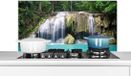 KitchenYeah Keuken Spatscherm 100x50 cm - Waterval - Aluminium