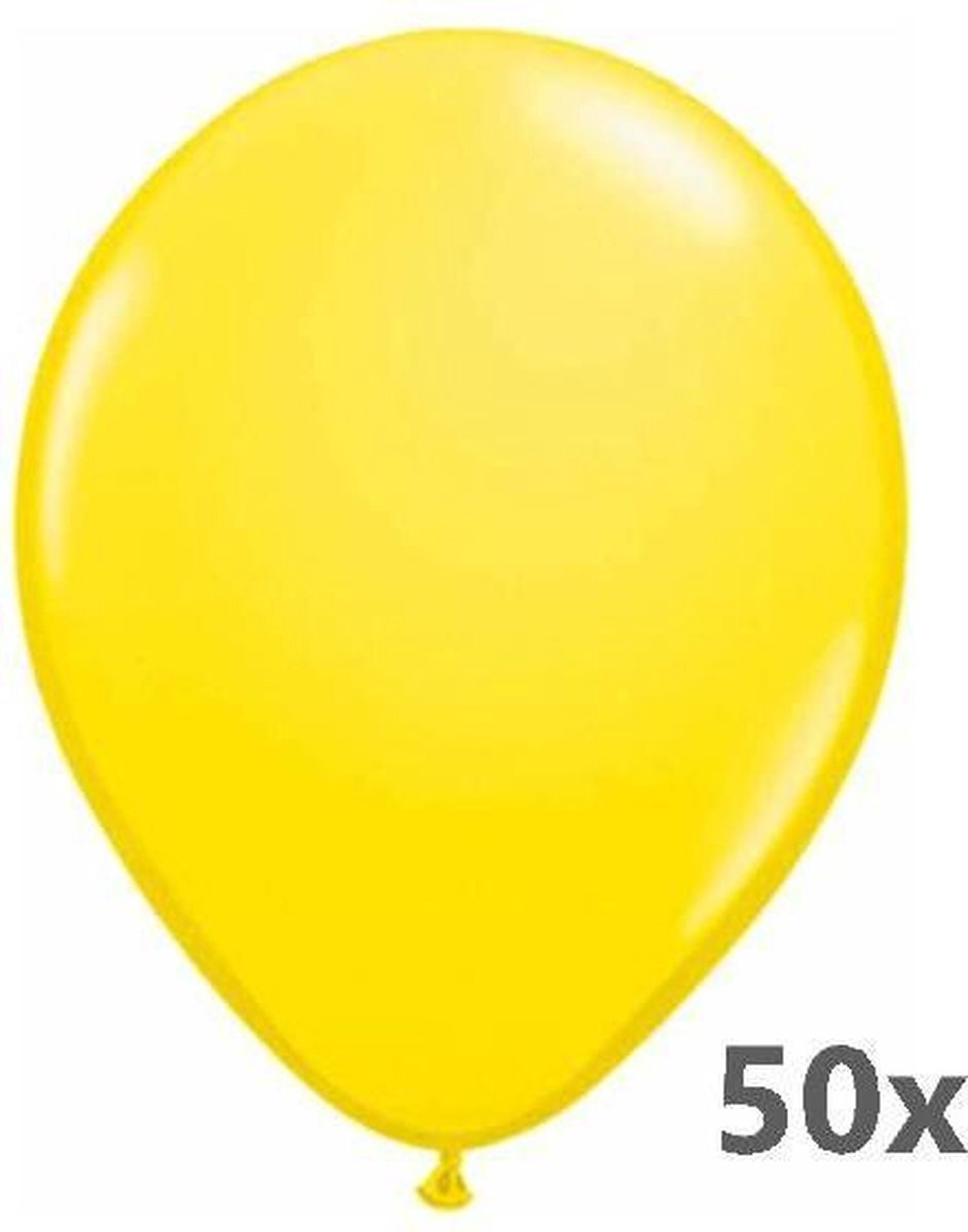 Folat - Gele Ballonnen 30cm 50 stuks