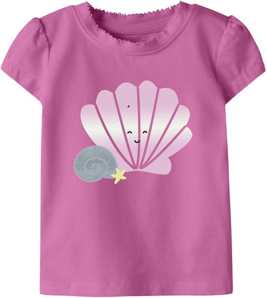 NAME IT NBFFILLAZ SS TOP BOX Baby T-shirt - Strawberry Moon - Maat 56