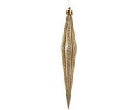 Krist+ Kerstversiering 3 Stuks PVC (3 x 3 x 18,5 cm)