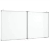 vidaXL Whiteboard magnetisch inklapbaar 120x60x1,7 cm aluminium