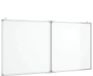 vidaXL Whiteboard magnetisch inklapbaar 120x60x1,7 cm aluminium