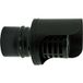 Mbm – Embout d'échappement inox noir DN 100 mm