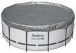 Bestway Pool cover Ø3,66 m Round Polyester Grey
