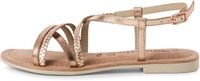 Tamaris - Dames - Platte sandalen - Roze - Maat 36