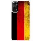 Redmi Bedrukt siliconen hoesje compatibel met Redmi Note 11 4G Drapeau Allemagne