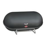 WESCO Broodtrommel Breadboy met klapvrij draaideksel in mat grafiet, gepoedercoat plaatstaal, ventilatiegaten en stabiele handgreep