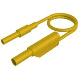 Hirschmann Test & Measurement MAL S WS-B 100/2,5 ge Veiligheidsmeetsnoer 4mm-veiligheidsbus 4mm-veiligheidsstekker, stapelbaar 100 cm Geel 1 stuk(s)