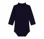 Petit Bateau Babybody met rolkraag van katoen