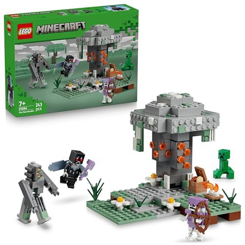 LEGO Minecraft De Bleke Tuin Bouwpakket voor Kinderen - Miniatuur Biome met Creaking Minifiguur en Figuren van Motman, Creeper en Skelet - Cadeau voor Gamers, Jongens en Meisjes vanaf 7 Jaar - 21586
