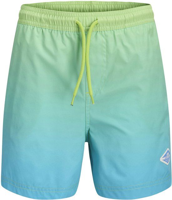 JACK&JONES JPSTMAUI HORIZON DIP DYE SWIM SHOR JNR Jongens Zwembroeken Polyester 100% Regular Waist Lente/Zomer 2026 Maat 164 Bright Lime Green
