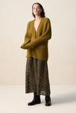 Sissy-Boy Donkergroene Kanten Maxi Rok