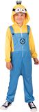 Rubies Officiële Illumination's Despicable Me 4, Minion Tim Child Onesie, Kids Fancy Dress, Maat Extra Small Halloween