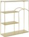 Home Deco Factory Wandplank/wandrek Roma Arte - Goud - Metaal - 44 x 12 x 45 cm