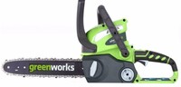 Greenworks kettingzaag 30 cm 40 volt excl. accu en oplader