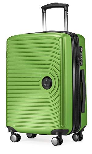 HAUPTSTADTKOFFER Mitte Handbagage Koffer Trolley bagage Cabinekoffer uitbreidbaar TSA 55 cm 55 L Appel groen