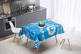 Bonamaison Tafelkleed, Anti-Mold, Sneldrogend, Waterdicht, 100% Polyester Tafellaken, 140cm x 140cm - Ontworpen en Vervaardigd in Turkije