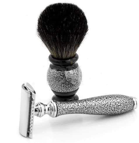 Haryali London NIEUWE BEGINNER SHAVING SET VEILIGHEID RAZOR EN BADGER HAIR SHAVING BRUSH