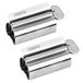 Tandpasta Squeezer 2 Pack - Metalen Buis Squeezer RVS Buis Wringer UDQYQ Tandpasta zithouder Stand (Gloss Finish Zilver)