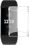 By Qubix - Fitbit Charge 3 & 4 Case (volledig beschermd) - Transparant