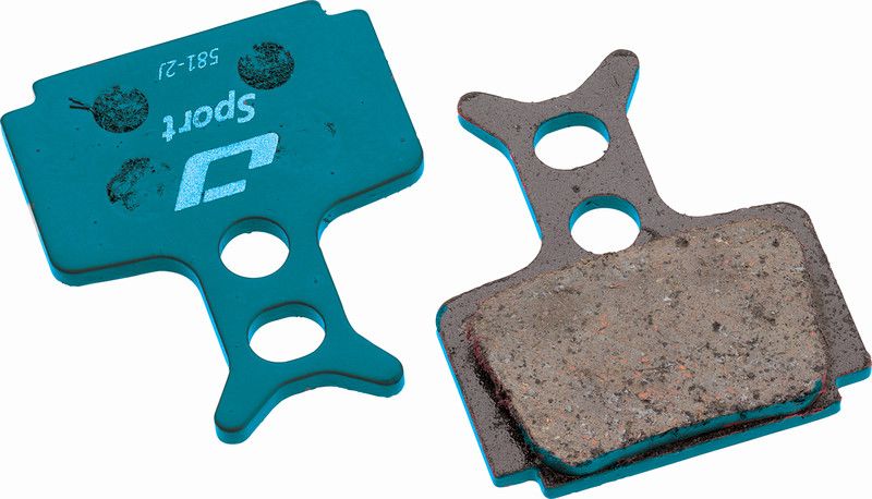 Jagwire Sport Organic Brake Linings for Formula R1R/R1/C1/CR3/T1R/T1/ROR/RO/Cura 1 Pair blue