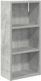 vidaXL Badkamer wandkast Beton Grijs 30 x 16 x 62,5 cm