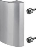 SOTECH balkondeurgreep SEJA II aluminium zilvergrijs geanodiseerd 85 x 40 x 20 mm deurklink terrasdeurgreep