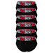 DIESEL Slip rood / zwart / wit