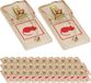 Relaxdays Muizenval Hout - Set van 40