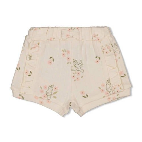 Feetje korte broek Let Your Dreams Blossom ecru