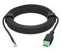 HP Poly Studio A2 Noir Câble pour entrée microphone de table Connecteur JST vers Phoenix mâle 6 m (20 pi)