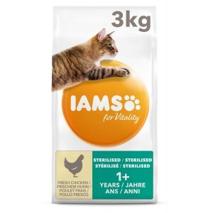 Iams for Vitality Adult Sterilised Kip kattenvoer 3 kg