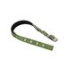 Ferplast middelgrote hondenhalsband, verstelbare, gevoerde nylon hondenhalsband met metalen gesp, nekomtrek 32-39 cm, donkergroen