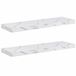 vidaXL Wandplank Wit Marmer 90 x 23,5 x 3,8 cm
