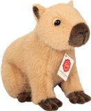Teddy Hermann Hermann Teddy Knuffeldier Capibara - zachte pluche stof - premium knuffels - lichtbruin - 25 cm - Knaagdieren