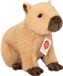 Teddy Hermann Hermann Teddy Knuffeldier Capibara - zachte pluche stof - premium knuffels - lichtbruin - 25 cm - Knaagdieren