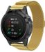 By Qubix Qubix Milanese Bandje - Goud - 26mm Quickfit - Geschikt voor Garmin Fenix 8 / 8 Pro - 51mm