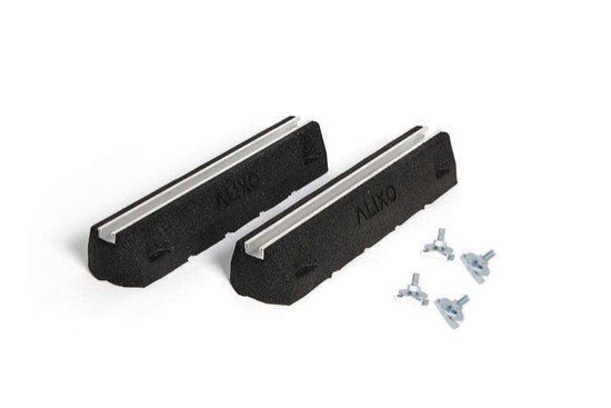Alixo Foot - Trillingsdempende montagebalken Airco Set - 600x135x100mm - Zwart