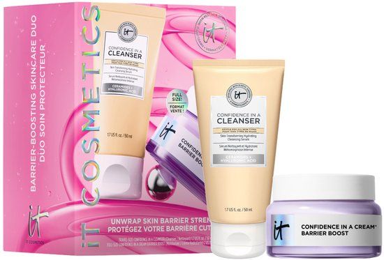IT Cosmetics Unwrap Skin Barrier Strength - Set van 2 huidverzorgingsproducten