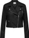 ONLY ONLCARMEN FAUX LEATHER BIKER CC OTW Veste matelassée pour fille Noir S