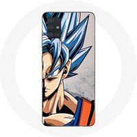 Maniacase Etui voor Samsung Galaxy A71 Anime Dragon Ball Goku Blauw Haar