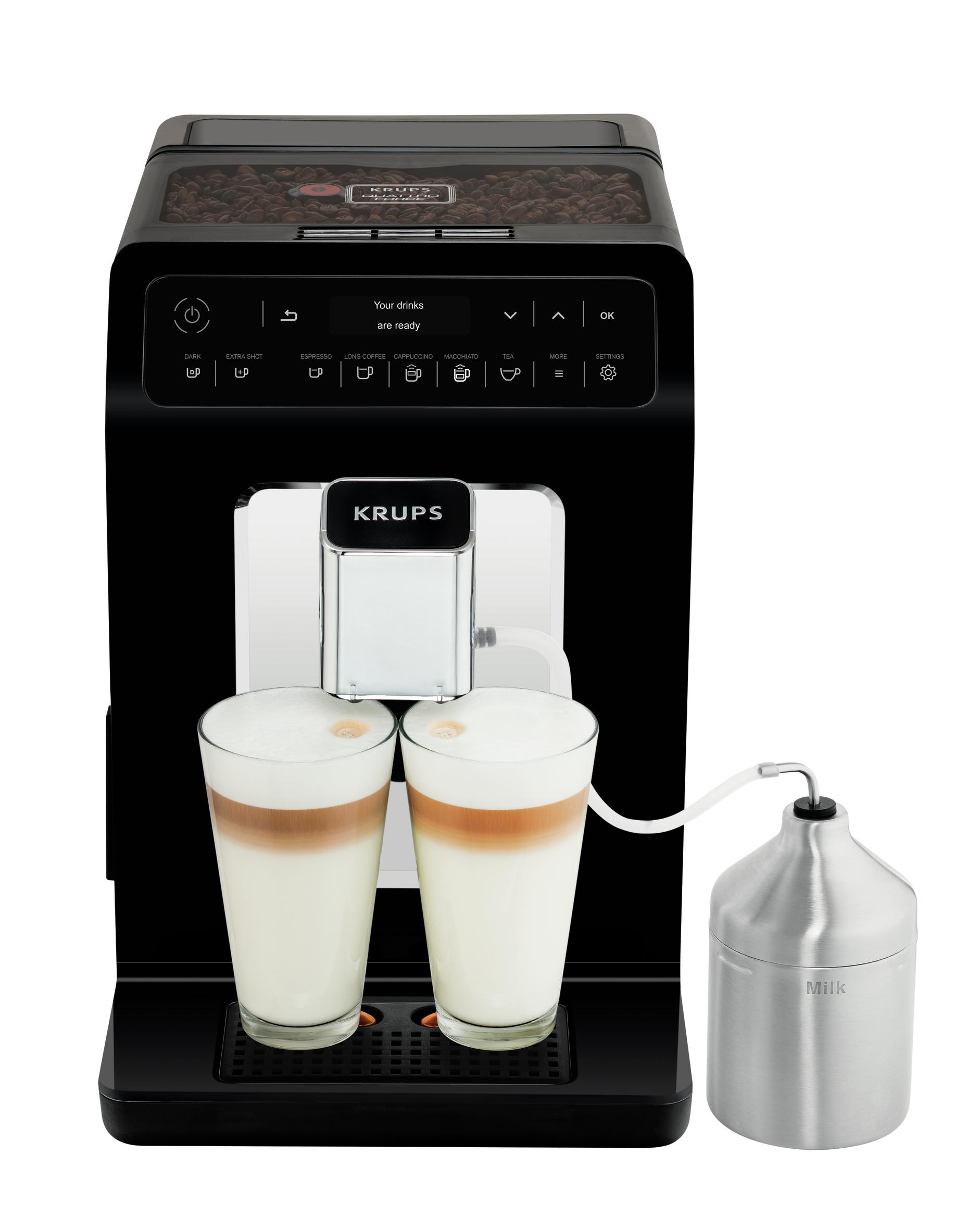 Krups volautomatische espressomachine - Zwart EA8918