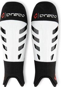 Brabo F1.1 Washable scheenbeschermers - Wit - L - Hockey - Kinderen